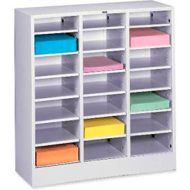 Literature Organizer Cabinet - 21 Opening Letter Size - Gray