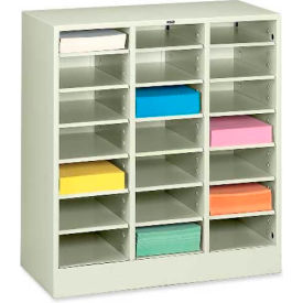 Literature Organizer Cabinet - 21 Opening Letter Size - Putty