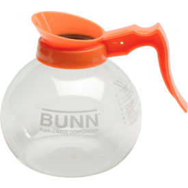 Decaf Glass Decanter With Orange Handle