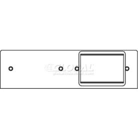 Poke-Thru 2-Gang Plate W/(1) Mini Adapter Bezel Ortronics