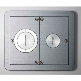 Floor Box Floorport Flanged Furniture Feed Assembly, Nickel