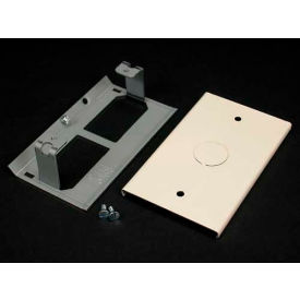 Blank Cover W/ 1/2" Ko, Gray, 4-1/2"L