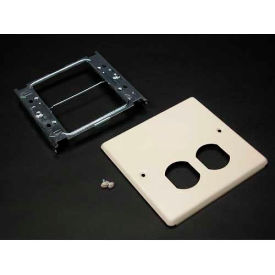 For 15a And 20a Duplex Receptacles, Gray, 5-1/8"L