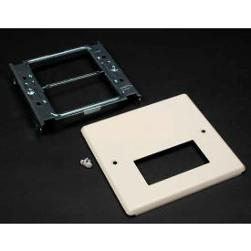 Two-Gang Overlapping Cover Rectangular Opening, 5-1/8"L