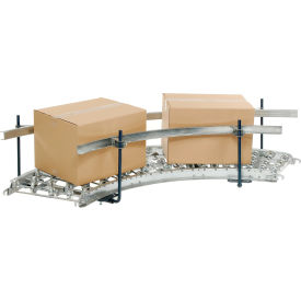 Steel Guard Rail Kit (Pair) for 90 Degree Curved Roller Conveyor