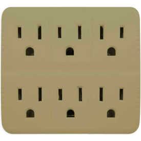 6 Outlet Wall Tap - Tan