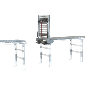 3' Spring Assisted Roller Conveyor Gate 1.9" Roller Diameter