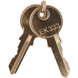 Replacement Keys KEYSET, Set Of Two, For Key Latched Metal Housings