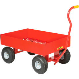 Perforated Deck Wagon LDWP2436-X6-10 - 24 x 36 - Rubber Wheels - 1200 Lb. Cap.