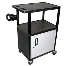 A/V Presentation Station w/ Cabinet - 24x18x41