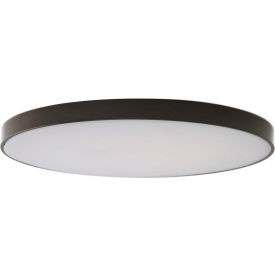 5" Round Convex LED Flush Mount Light 9W, 120V to 277V, 3000K, Bronze