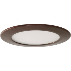 6" Round Cranium LED Flush Mount Light 15W, 120V to 277V, 3000K, Bronze
