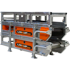 16"W Portable Modular Dirt & Aggregate Conveyor, 18'L, 92 FPM, 110V