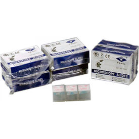 300 pcs. Blank Microscope Slides and 300 pcs. Square Cover Slips