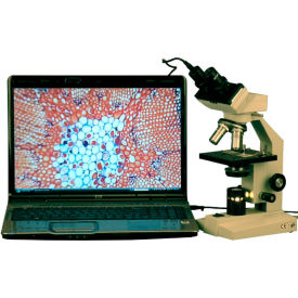 2000X High Power Binocular Microscope + USB Camera