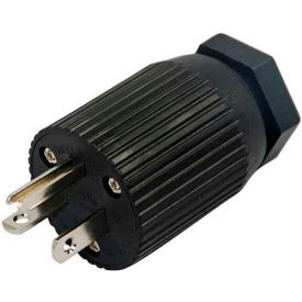 20-Amp Assembly Straight Blade Plug with NEMA 5-20P Male End, 2 Pole- 3 Wire