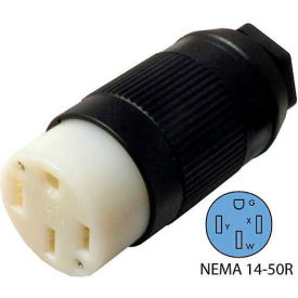 50-Amp Assembly RV Connector with NEMA 14-50R Female End
