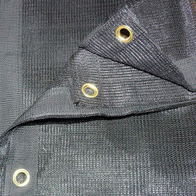 70% Shade Cloth, Shade Tarp, 8'W x 18'L, Black