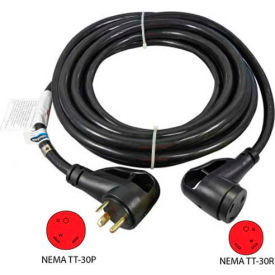 25-Feet 30-Amp Ergo Grip RV Extension Cord with NEMA TT-30P/R