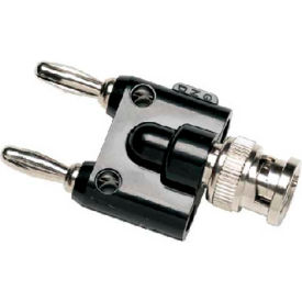 BNC Female To Double Stacking Banana Plug, Operating Temperature +50 C, +122 F