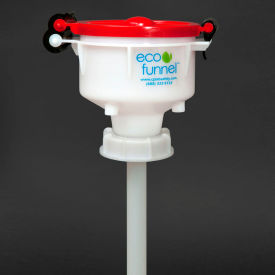 4" ECO Funnel with 63mm Cap Adapter, Red Lid