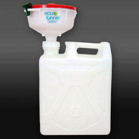 8" ECO Funnel System, 20 Liter Container, Red Lid