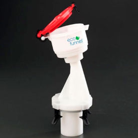 4" ECO Funnel, For Justrite Safety Cans, Red Lid