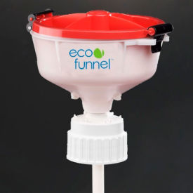 8" Funnel with 83mm Cap Adapter, Red Lid