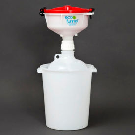 8" ECO Funnel System, 8L Carboy & Secondary Container, Red Lid