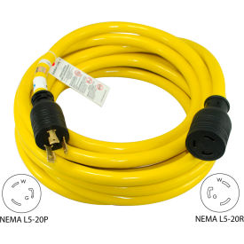 50' Extension Cord with NEMA L5-20P/R, 20A