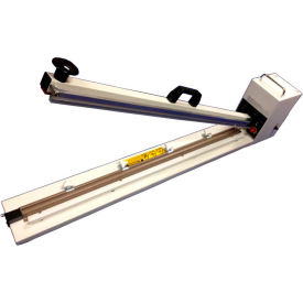 26" Long Hand Impulse Sealer with Sliding Cutter, 2.7mm Seal Width