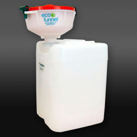 8" ECO Funnel System, 20L Samson Stacker Drum, Red Lid