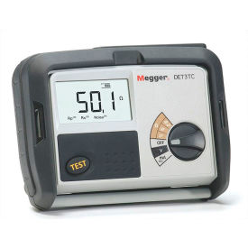 3-Terminal Digital Ground Tester; Attached Rod Technique Capability Battery