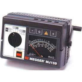 Hand-Crank Analog Major Insulation Tester; 100 to 1000 V