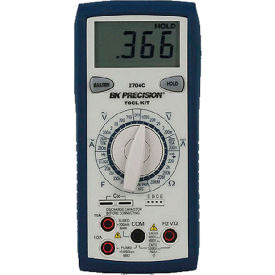 Manual Ranging Digital Multimeter with Transistor TestKit and Test Leads