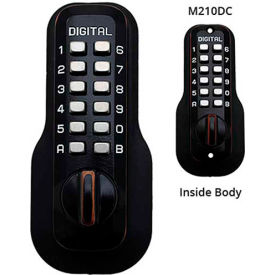 Digital Door Lock M210 Mechanical Keyless Deadbolt Double Combination, Oil Rubbed Bronze