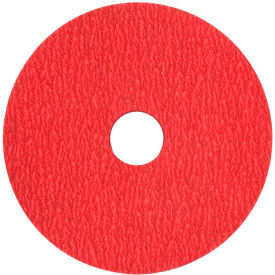 Resin Fiber Disc, Ceramic, 5" X 7/8", 24 Grit