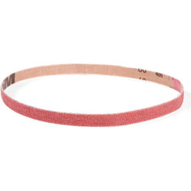Aluminum Oxide Abrasive Belt, 1/4" X 12", 36 Grit