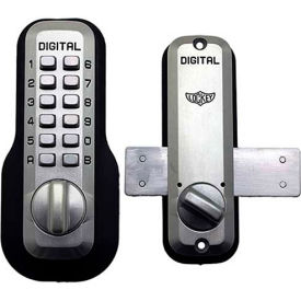 Digital Door Lock M220 Surface Mount Deadbolt, Satin Nickel