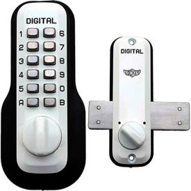 Digital Door Lock M220 Surface Mount Deadbolt, White