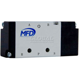 Air Pilot Valve, 5 Port, 2 Position, Single Control, 1/8" NPT, Cv=0.78
