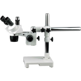 Trinocular Stereo Microscope on Single-Arm Boom Stand