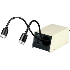 LED-14M 14-LED Microscope Dual Gooseneck Lights