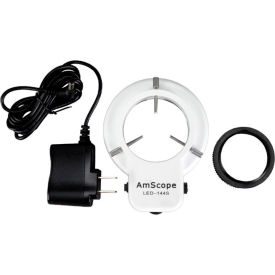 LED Adjustable Compact Microscope Ring Light with Adapter