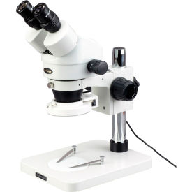 7X-45X Inspection Dissecting Zoom Stereo Microscope with 64-LED Light
