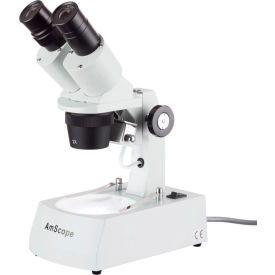20X-80X Binocular Stereo Microscope with Dual Halogen Lights