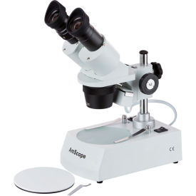 40X-80X Student Binocular Stereo Microscope with Dual Lights