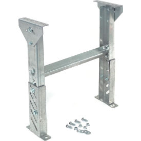 Omni Metalcraft 1.9" Roller Conveyor Leg Support 12"W I.D. with 22" to 28"H