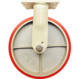 Fairbanks Rigid Caster - Polyurethane 8" Dia. - 1200 Lb. Capacity