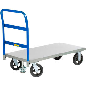 HD Platform Truck NBB-2436-8MR-FL - 24 x 36 - MORT Wheels with Floor Lock